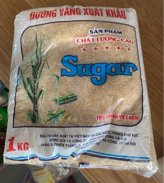 Đường vàng xuất khẩu Việt Nam 1KG