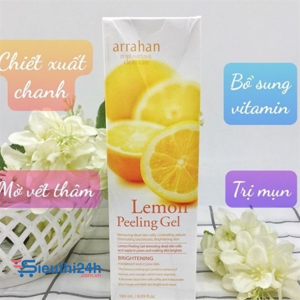 Tẩy Da Chết Arrahan vị Chanh 180ml