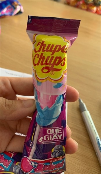 Kẹo mút big babol chupa chups dâu