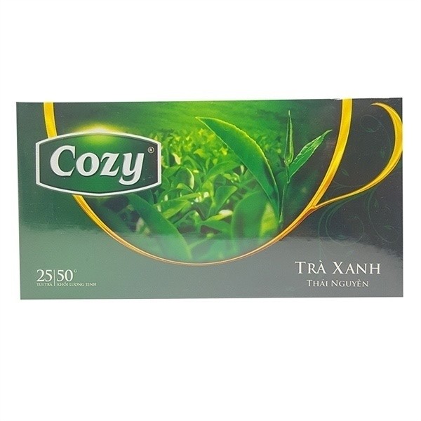 TRà nhúng- trà xanh Thái Nguyên Cozy 25 túi lọc