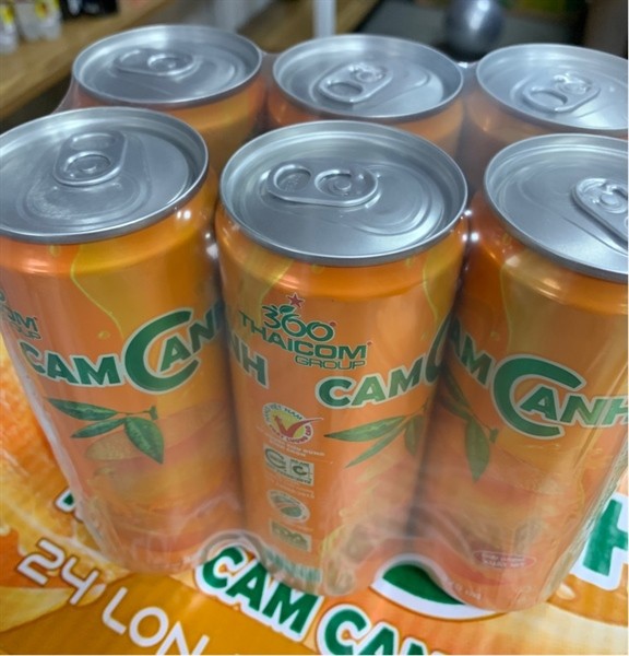 Nước cam canh lon 320ml