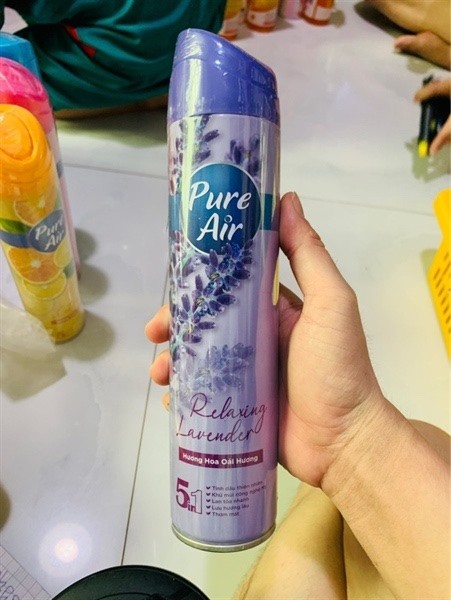 XỊT PHÒNG PURE AIR HƯƠNG LAVENDER 280ML PURE AIR LAVENDER ROOM SPRAY 280ML