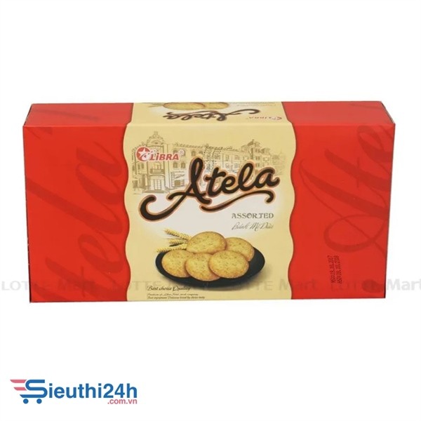 Bánh Cracker Mè Đen Atela Libra 150g