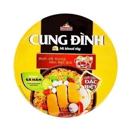 CUNG ĐÌNH KOOL MÌ GẠO BÒ HẦM KIỂU ĐÀI LOAN & LẨU TÔM CHUA CAY KIỂU THÁI 75G 82G