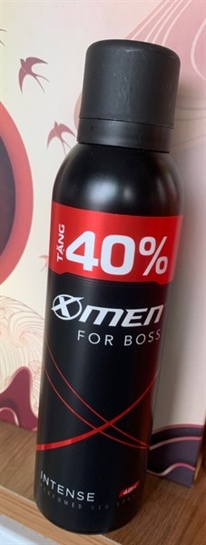 Xịt khử mùi X-Men For Boss intense 210ml