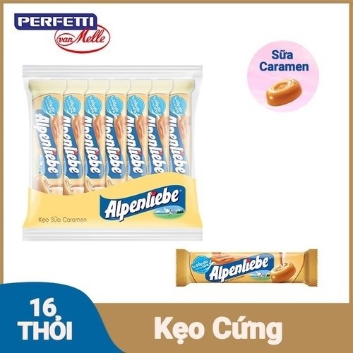 KẸO ALPENLIEBE HƯƠNG CARAMEN 24 GÓI X16 THỎIX 32G