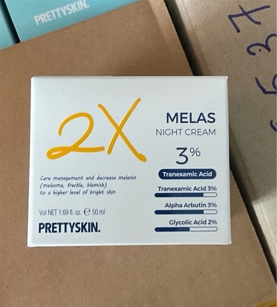 Kem dưỡng trị nám Pretty skin melas 2X Night