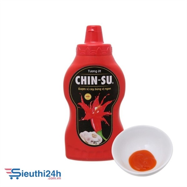 Thùng Tương ớt Chinsu chai eo 24chai x 250gr