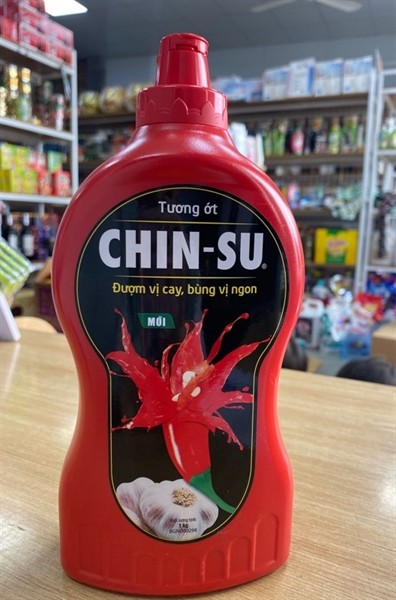 Tương ớt Chin Su vị cay chai to đại 1kg *t8