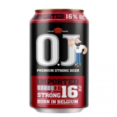 Bia OJ Imported Strong 16% Hà Lan – thùng 24 lon 330 ml