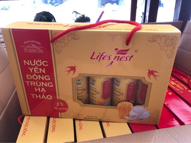 Nước yến đông trùng hạ thảo Life’s nest 190ml/lon x 6 lon