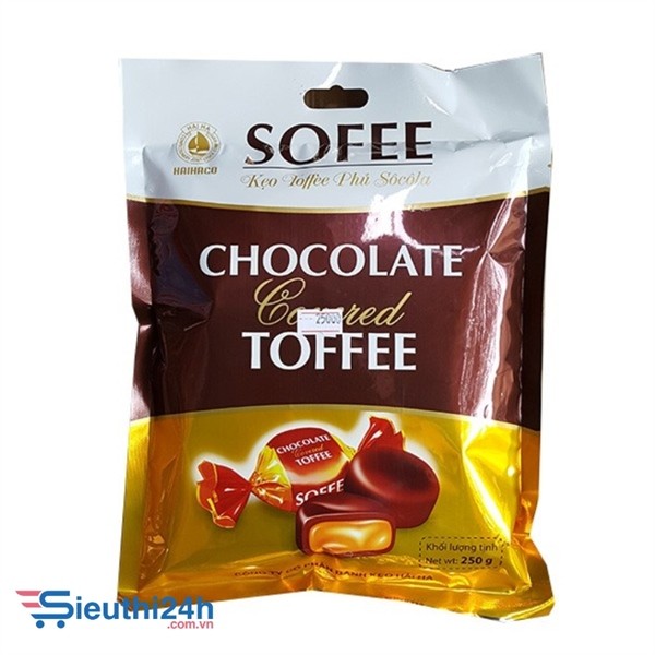 Kẹo Toffee Phủ Socola SOFEE Hải Hà gói 250g