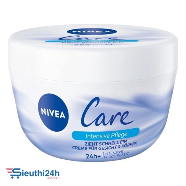 Kem dưỡng ẩm toàn thân chuyên sâu Nivea Care Intensive Pflege - 200ml