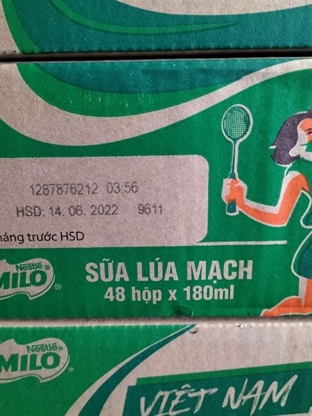 Sữa milô to 180 ml