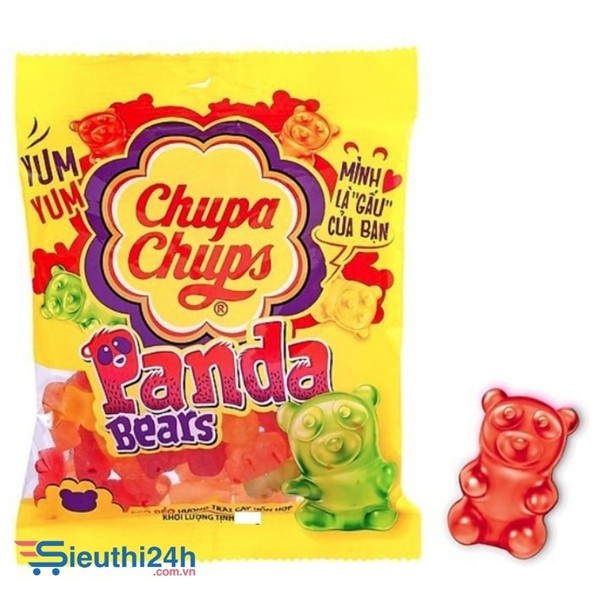 Kẹo dẻo chupa chups Panda 24G