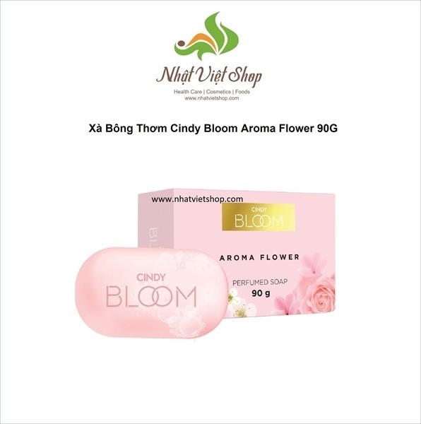 XÀ BÔNG TẮM NƯỚC HOA CINDY BLOOM AROMA FLOWER 90G