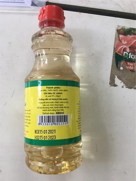 Dấm gạo Tâm Đức 500ml