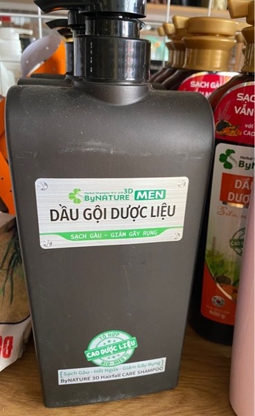 Dầu gội dược liệu men bynature 600g