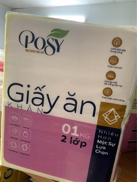 Giấy ăn posy mềm 2 lớp (1kg)