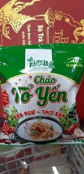 Cháo tổ yến bào ngư thịt bằm life