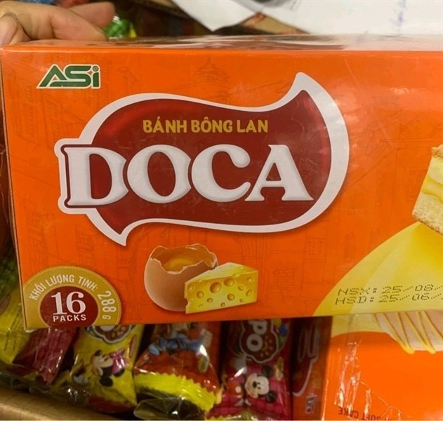 Bánh bông lan Doca vị phối mai