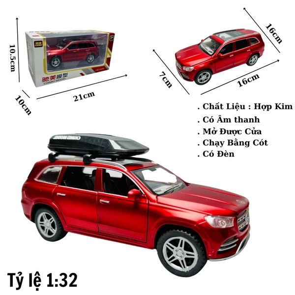 Mô Hình Xe Mẹc GLS580 Đỏ