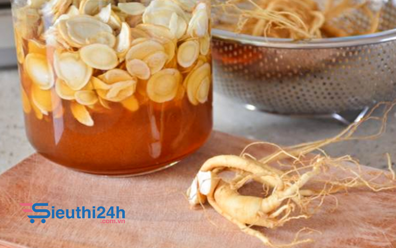 những người không nên dùng sâm ngâm mật ong