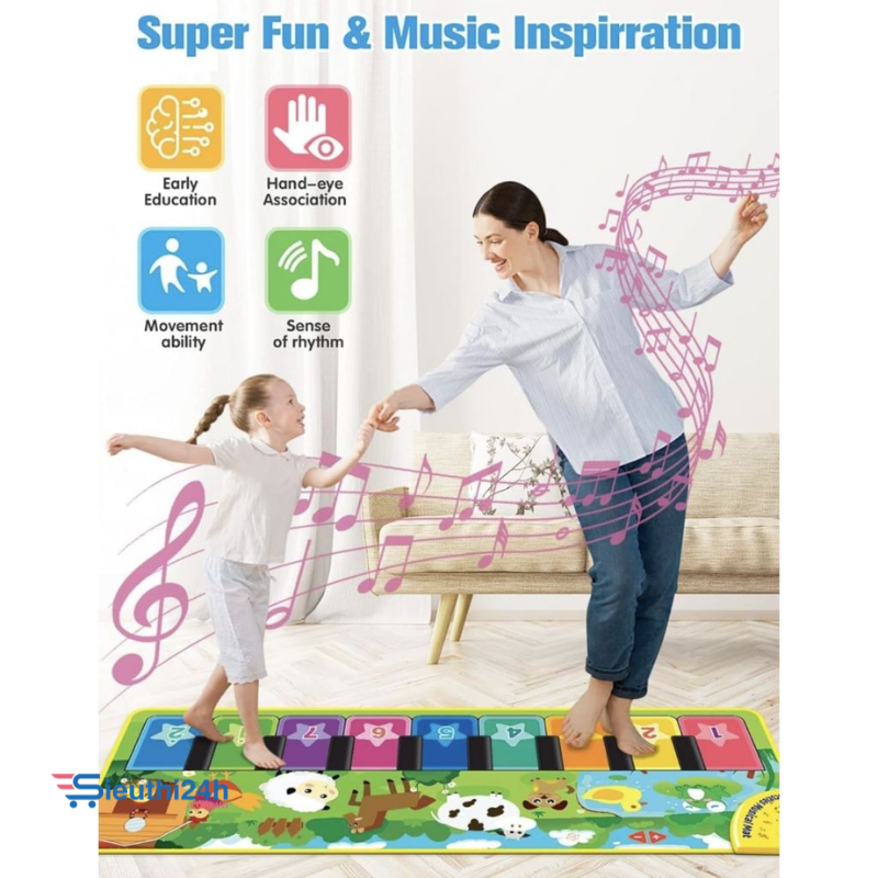 Đồ chơi Thảm đàn Piano cỡ lớn Musical Mat ( hàng Amazon )