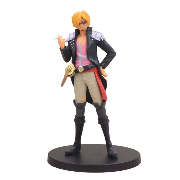 Mô Hình OnePiece Sanji Áo Đen Dáng Đứng Cao 17cm