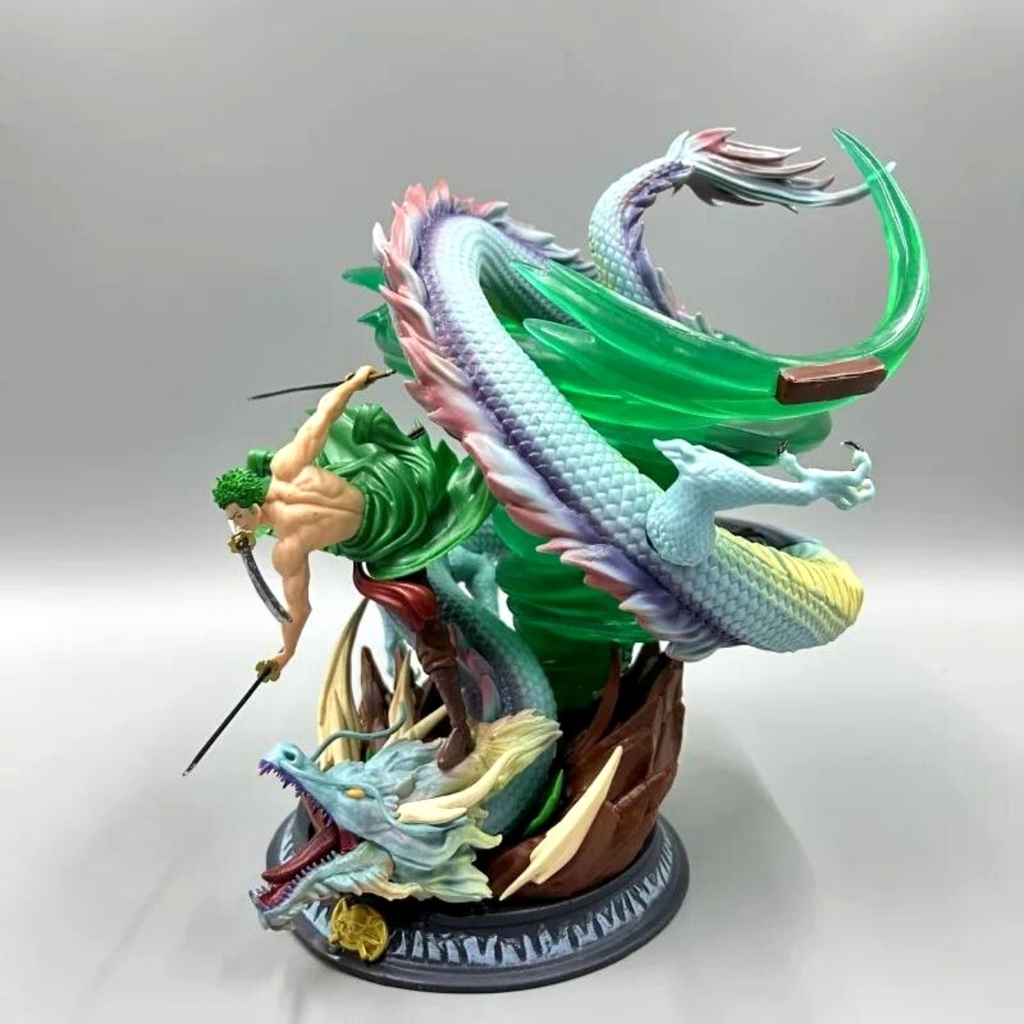 Mô Hình OnePiece Zoro Rồng Lốc Xoáy Cao 28cm