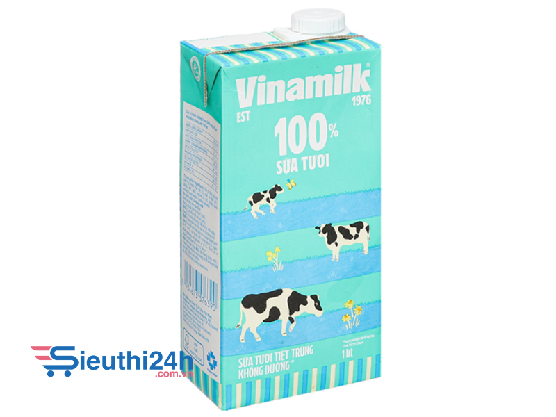  sữa tươi Vinamilk không đường