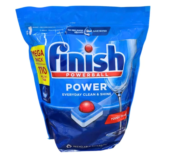 Viên rửa bát Finish Power All in one 110 Viên