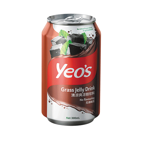 Nước hoa quả Yeo’s vị sương sáo Malaysia – 24 lon 300ml