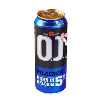 Bia OJ Pilsener 5% Hà Lan – thùng 24 lon 500 ml