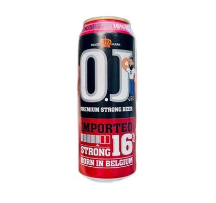 Bia OJ Imported Strong 16% Hà Lan – thùng 24 lon 500ml